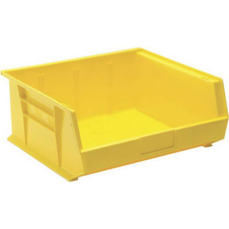 Ultra Stack and Hang Bin, 14-3/4 x 16-1/2 x 7in, Yellow, 6 per Case